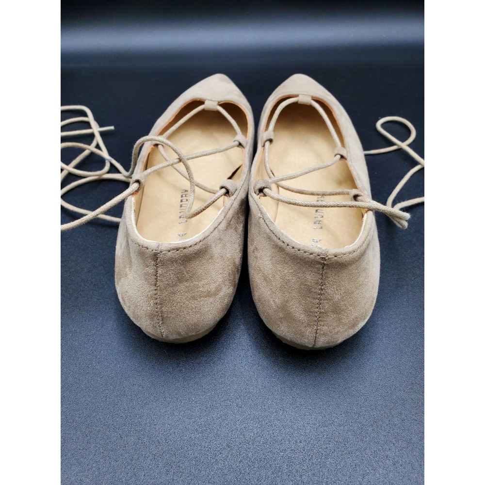 Lace-Up Pointed Toe Chinese Laundry Flats Size 7 - Picture 2 of 5